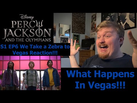 What Happens in Vegas!! Percy Jackson & The Olympians S1 EP6 We Take a Zebra to Vegas Reaction!!