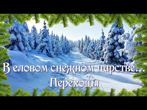 В еловом снежном царстве Переходы Елочка для Proshow Producer