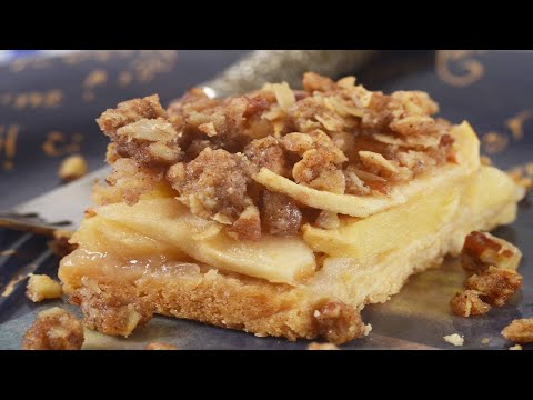 Apple Crisp Bars Recipe Demonstration - Joyofbaking.com