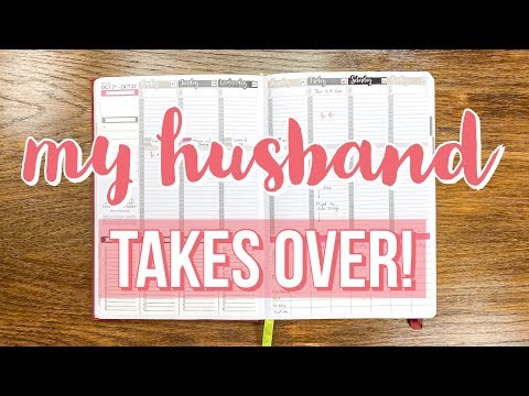 My Husband Does My Plan With Me! | Passion Planner