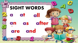 Sight words part 1 | Reading Sight words| Grade 1 #pagbasa #pagsasanaysapagbasa