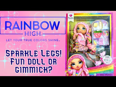 Sparkle Legs! | Rainbow High Sparkle and Shine Rosetta | Adult Collector Review