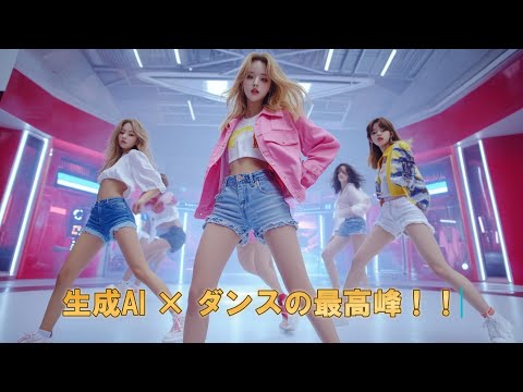 Dancing in a futuristic space (K-pop style)