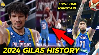 Records na FIRST TIME ginawa ng GILAS sa HISTORY sa 2024