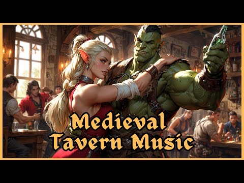 Medieval Adventure Music 🍺🧙🏻‍♂️Tavern Ambience Playlist | Fantasy World RPG BGM