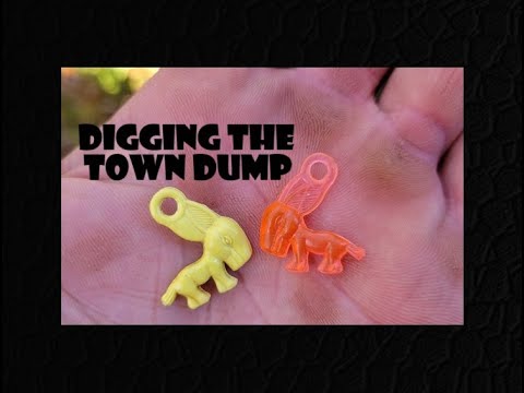 Town Dump Archaeology - Vintage Marbles - Charms - Toys - Oddities - Bottle Digging - Antiques -