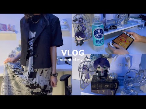 オタクのセリア購入品と日常VLOG┊にじさんじ 原神 ゲーム女子┊ハロウィングッズと収納👻