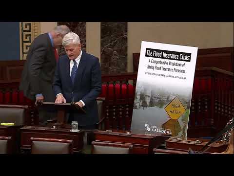 Cassidy Discusses Flood Insurance on the Senate Floor