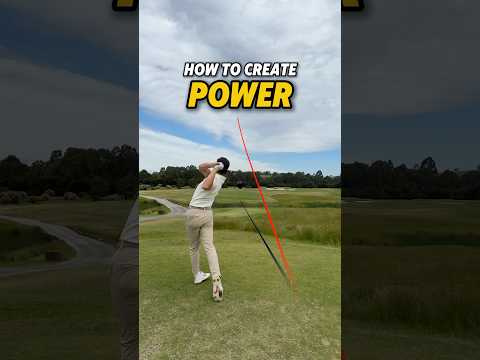 How to create POWER! 💪🏻🔥 #golf #golfswing #golfcoach #golftips