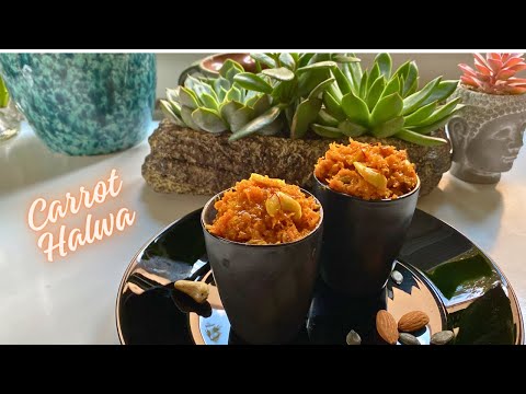 Traditional Indian Dessert Recipe !! Carrot Halwa !! Gajar ka Halwa !! A Sweet treat from India