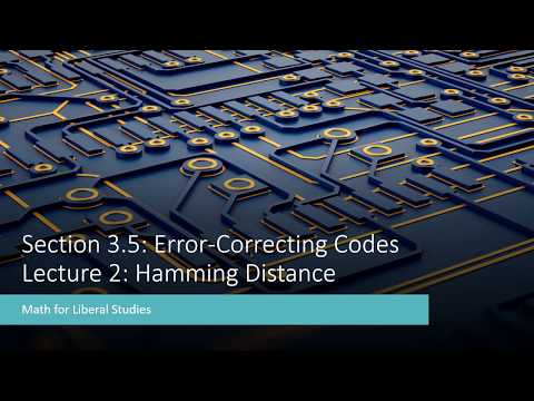 Math for Liberal Studies - Lecture 3.5.2 Hamming Distance