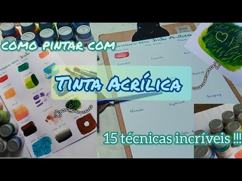 COMO PINTAR COM TINTA ACRÍLICA - As técnicas que você PRECISA CONHECER