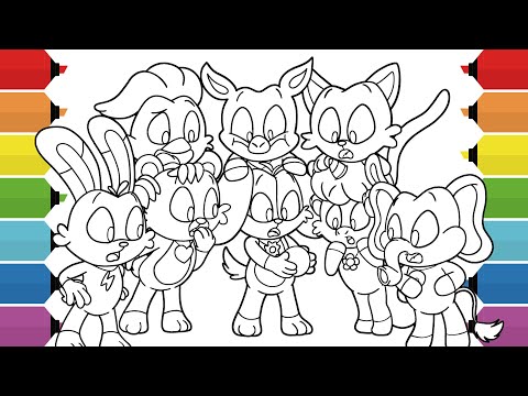 Smiling Critters Coloring Pages | How to Color POPPY PLAYTIME 3 | NCS Music