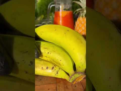 Mango Banana Pineapple smoothie recipe 🥭🍍🍌