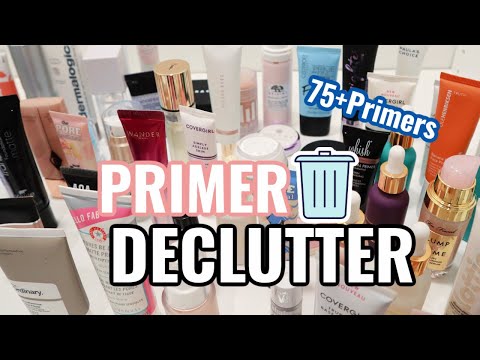 75+PRIMER DECLUTTER | MAKEUP DECLUTTER FACE PRIMER COLLECTION 2021