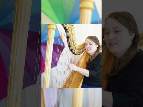 Raindrops Keep Fallin' on my harp!  #harp #music