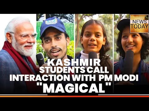 How did Kashmir students react when PM Narendra Modi Visited Kashmir ? #news #india #viral #status