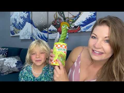 Yodeling Pickle & Talking Cactus Toy Review | Mundt Family Unboxing Fun!