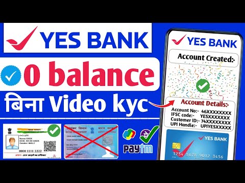 yes bank account open online 2024 | without video kyc bank account opening | online account opening|