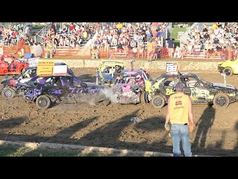 9/3/2023 Firelands Labor Day Festival Demolition Derby - Heat 5 - FWD Windshield