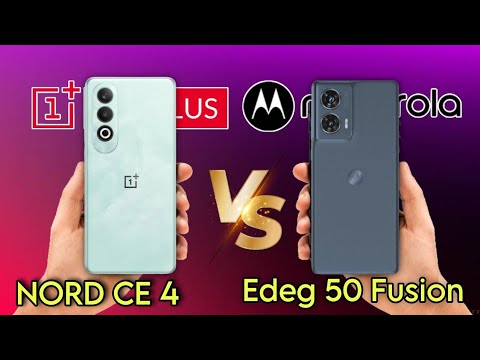 Moto Edge 50 Fusion VS OnePlus Nord CE 4😱🔥 full comparison