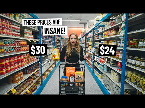 We Went Shopping at the MOST EXPENSIVE Grocery Store in America! - Barrow, Alaska