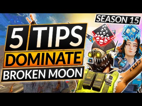 5 MOST BROKEN TIPS for BROKEN MOON - NEW SEASON 15 MAP - Apex Legends Guide