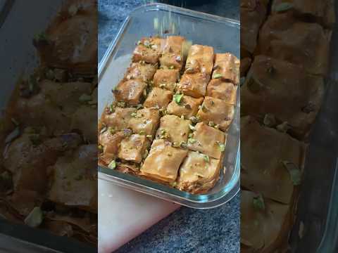 Final stage of making homemade baklava | Part 4