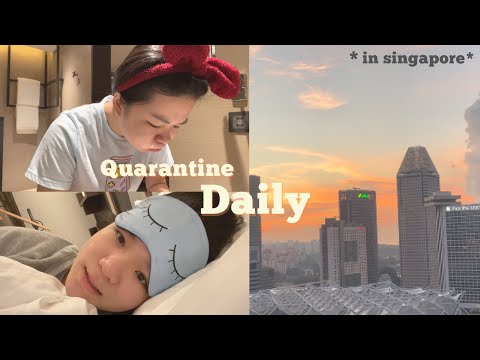 My Quarantine Daily 🇸🇬 ( Part 1)  一日三餐吃什么？ 酒店隔离日记 （上集）#quarantine #vlog #隔离日记