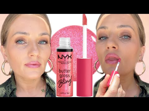 Butter Gloss Bling by NYX Cosmetics Review and Swatches