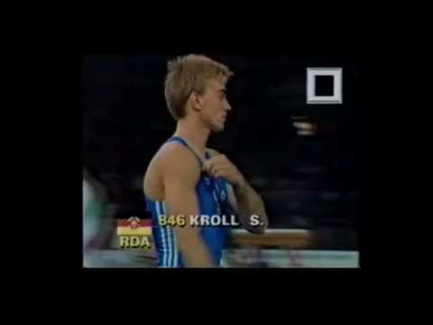 シルビオ・クロル Sylvio Kroll (GDR) 1989 World Championships FX AA