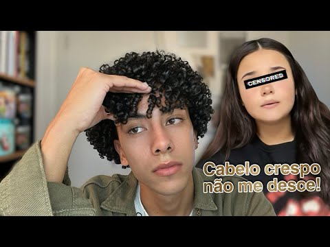 CABELO CRESPO NÃO ME DESCE! 🤮