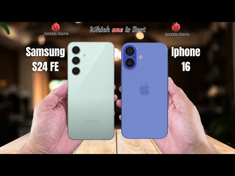 Samsung S24 FE vs Iphone 16  Full comparison ⚡Which one is Best