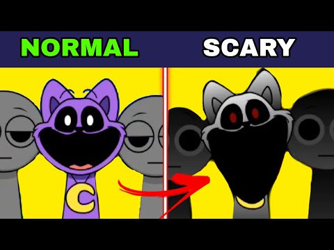 Incredibox Sprunki Smiling Critters MOD Normal VS Scary