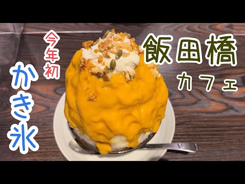 【vlog】飯田橋で今年初かき氷食べてきた🍧 | まめ茶和ん | 東京カフェ巡り