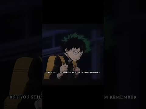 Don’t give up #tsu #anime #mha #deku