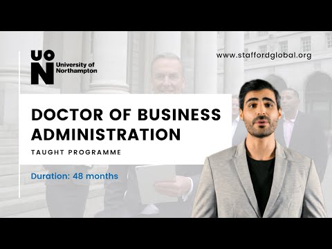 University of Northampton DBA – Doctor of Business Administration