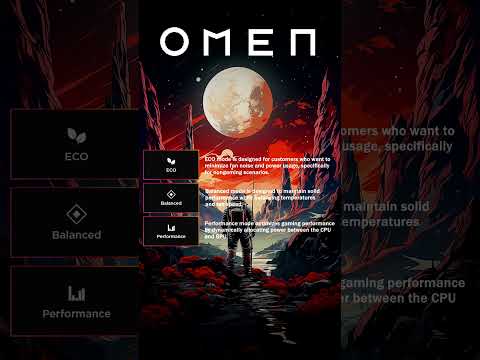 OMEN Gaming Hub Power Modes Explained #omengaming #omensquad #gamingpc