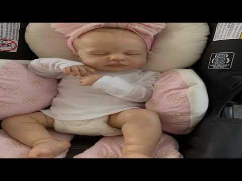 19 Inch Finished Reborn Baby Dolls LouLou 3D Skin Visible Veins Silicone Vinyl D