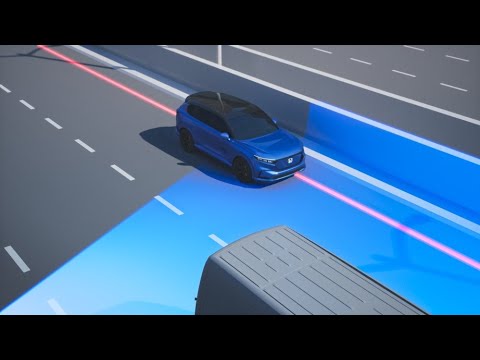 Honda Sensing® - Road Departure Mitigation with Lane Departure Warning