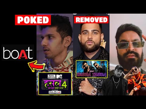 KARAN AUJLA 'TAUBA TAUBA' REMOVED🤬❗ROHAN CARIAPPA AD WITH BOAT❗POKED MTV HUSTLE | EMIWAY | KING