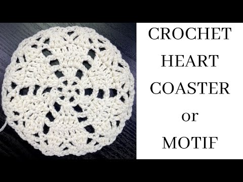 How to Crochet Heart Motif