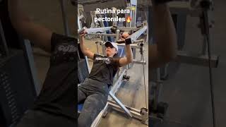 Rutina pectorales #motivation #fitness #gym #hardwork #viral #shortsviral #gymlife #gymlover #bench