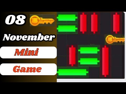 8 November Hamster Kombat Daily Mini Game Puzzle| Mini game #hamstercombat #minigame