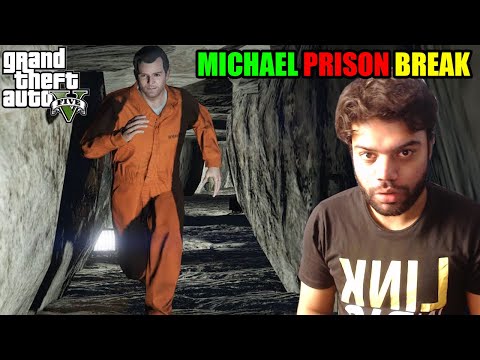 MICHAEL ESCAPED FROM PRISON | GTA 5 GAMEPLAY #22