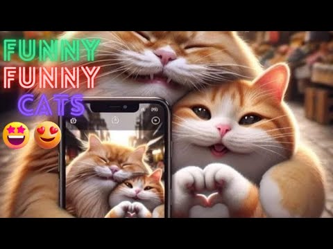 Funny Cat Video Compilation 😹 World's Funniest Cat Videos 😂Funny Cat Videos Try Not To Laugh😺Part 48