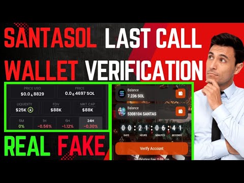 SantaSOL Wallet Verification Last Call | SantaSOL Real Or Fake | SantaSOL Airdrop New update