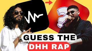 Guess The DHH Rap By It's Beat |ft. Emiway,Krsna,Divine,Mc Stan,ikka,Seedhe Maut|#rap #dhh #hiphop