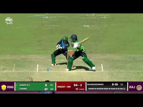 Class, Style & Sixes – 𝘼𝙠𝙗𝙖𝙧 𝘼𝙡𝙞's Top Highlights! Rangpur Division vs Rajshahi  Division