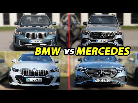 Mercedes vs BMW: S-Class vs 7 Series, E-Class vs 5 Series, GLE vs X5, GLC vs X3, C-Class vs 3-Series